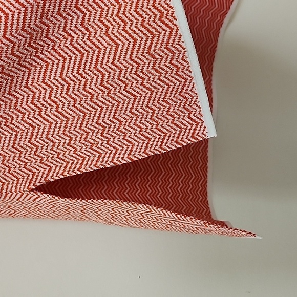 Tory Burch Sport Sleeveless Knit Top Orange White Chevron Size XS - Picture 15 of 17